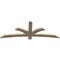 Ekena Millwork Davenport Rough Sawn Timber Gable Bracket, Douglas Fir, 72"W x 27"H x 2"D x 4"F, 9/12 Pitch GBW072X27X0204DAV00RDF - alternate 3